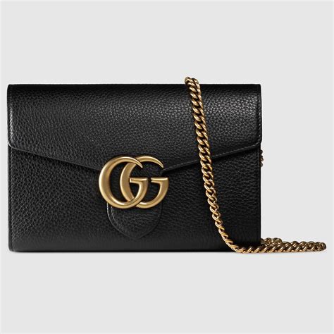 gucci gg marmont leather mini chain bag women|gucci marmont matelasse mini bag.